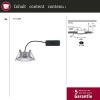 Afbeelding van LED-inbouwlamp Calla Set van 3 zwenkbare rond 90mm 3x5W 400lm IP65 Chroom mat