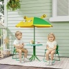 Afbeelding van AIYAPLAY Kindersitzgroep - Staal, Polyester - 49,5L x 49,5B x 50H cm - Groen