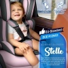 Afbeelding van KIDUKU® Autostoel 9-36 kg (1-12 jaar) – ECE R129/03 Groep 1/2/3 Kinderzitje (Grijs/Roze)