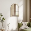 Afbeelding van Homcom Wandspiegel van Polystyreen en Glas - 50L x 2B x 70H cm - Beige