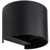 Afbeelding van Globo Veronika zwarte opbouwspot rond up & down - 34168RB