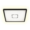 Afbeelding van Briloner Leuchten FREE - LED plafondlamp met achtergrondverlichting - 18 W - vierkant - wit-zwart
