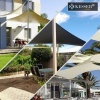 Afbeelding van KESSER® Zonnezeil 2 X 3 M., zonwering, windbescherming, waterafstotend en winddicht