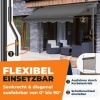 Afbeelding van KESSER® Klemluifel met handslinger en led-lichtsnoer, balkonluifel zonder boren, luifel uv-bestendig