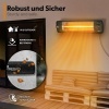 Afbeelding van TRESKO Infrarood warmtestraler 2500 W met afstandsbediening en 3 warmtestanden