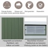 Afbeelding van Outsunny gereedschapsschuur met 2 ventilatieopeningen