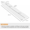 Afbeelding van Outsunny - Stoelkussen met Hoofdkussen - Veters - Polyester - Wit