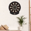 Afbeelding van HOMCOM Dartbord 44 x 39,5 x 2,2 cm - Zwart