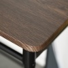 Afbeelding van HOMCOM Bartafelset met 2 krukken, industriële hoge tafel en metalen poten, zwart