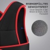 Afbeelding van HOMCOM Gewichtsw vest Oxford, metaal en zand, 60B x 50H cm, zwart en rood