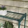 Afbeelding van Outsunny Bloemenrek, 4 niveaus, staal, 89 x 28 x 107 cm, groen, voor binnen en buiten