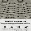 Afbeelding van Outsunny Rieten Relaxstoelen Set - Acaciahout, PE-rattan - Grijs