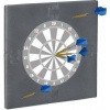 Afbeelding van Dartbord omhulsel R6 - 4-delig - 45 cm - muurbescherming - Ø 71x71x3 cm - grijs