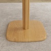 Afbeelding van HOMCOM Moderne Vierkante Eettafel 70 x 70 cm in Natuurlijk Hout