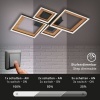 Afbeelding van BRILONER FRAME - Dimbare LED Plafonnière/Wandlamp - 3000K Warm Wit - Draaibaar - 53 x 53 x 8 cm