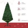 Afbeelding van HOMCOM LED Kerstboom met Optische Vezels - 8 Modellen