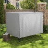 Afbeelding van Outsunny schommelbankhoes met trekkord - 215x155x150 cm - grijs