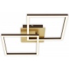 Afbeelding van Dimbare draaibare LED plafondlamp 24W goud metaal-kunststof Briloner