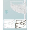 Afbeelding van Songmics Doucheplanchet - Hoogte 80-323 cm - 4 Niveaus - Wolkwit - Slim Georganiseerd