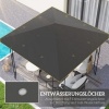 Afbeelding van Outsunny Vervangingsdak Oxford stof 298x298 cm Grijs