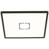 Afbeelding van Briloner Leuchten - Led-plafondlamp, 22 W, 3000 lumen, vierkant, wit-zwart met achtergrondlicht