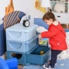 Afbeelding van HOMCOM Kinderbank met opbergruimte en drie lades