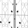 Afbeelding van Outsunny Tuinboog van staal - 50B x 181H cm - Zwart
