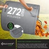 Afbeelding van KESSER® Tuinzak, set van 3 x 272 liter, inclusief handschoenen, zelfstaand, 4 handgrepen, stabiel, r
