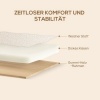 Afbeelding van HOMCOM Eenpersoonsstoel van polyester en schuim - 76L x 74,5B x 78H cm - Crèmewit