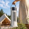 Afbeelding van HOMCOM Tafelventilator - ABS, kunststof - 16,8L x 16B x 41H cm - Wit