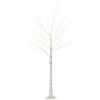 Afbeelding van HOMCOM LED Lichterboom 180 cm met 96 warmwitte LEDs, IP44 voor binnen en buiten, kunstkerstboom