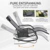 Afbeelding van Outsunny Schommelstoel Tuinstoel Lichtgrijs Metaal Mesh