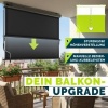 Afbeelding van tillvex® Verticale zonwering 200 x 250 cm voor binnen en buiten met afdekking