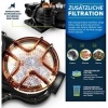 Afbeelding van Tillvex Zandfiltersysteem 13.200L/h tot 40.000L + 1200g Filterkogels - Zwart