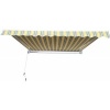 Afbeelding van Outsunny zonnescherm, Polyester Geel+Grijs - L2,95 x B2,45 m - Markies