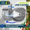 Afbeelding van tillvex® Water Slanghaspel Grijs 35m met Wandbevestiging en Transportgreep