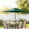Afbeelding van Outsunny Terrasparasol - Polyester, Metaal - 300L x 200B x 235H cm - Groen