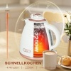 Afbeelding van Homcom waterkoker - Kunststof - 24,1L x 19,5B x 23,2H cm - Wit