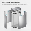 Afbeelding van HOMCOM Sensorafvalbak RVS 39L x 27B x 66H cm Zilver