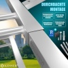 Afbeelding van KESSER® Fietsstandaard voor 6 fietsen incl. parkeerplaatje, meervoudige standaard met 37 cm wielafst