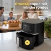 Afbeelding van COOK-IT Airfryer 6L XL - 1600W - 8 Programma's - Touchscreen - Vaatwasserbestendig - Matzwart