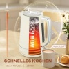 Afbeelding van HOMCOM Waterkoker en Toaster Set 2200 W, 1,7L, 2 sneetjes, 6 bruiningsniveaus, Beige