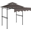 Afbeelding van Outsunny barbecuepaviljoen - waterafstotend - met dubbel dak