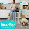 Afbeelding van KIDUKU® Veiligheidshek 300 cm voor huisdieren en kinderen, inklapbaar met deur