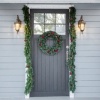 Afbeelding van HOMCOM Kerstkrans PE Ø60 x 8T cm Groen