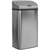 Afbeelding van HOMCOM Sensorafvalemmer 48L RVS met Soft-Close, vingerafdrukbestendig voor kantoor en keuken