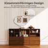 Afbeelding van Homcom Wandspiegel - Glas, MDF - 70L x 46B x 2,5H cm - Zwart