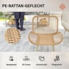 Afbeelding van Outsunny Rattan Sofa Set - PE-rattan, metaal - 138L x 77B x 78H cm - Beige