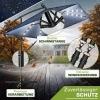 Afbeelding van Tillvex® Rechthoekige Aluminium Parasol Ø 330 cm met LED en Afdekking, 360° Draaibaar