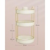 Afbeelding van SONGMICS Make-up Organizer, Roterend, 3 Niveaus, Verstelbaar